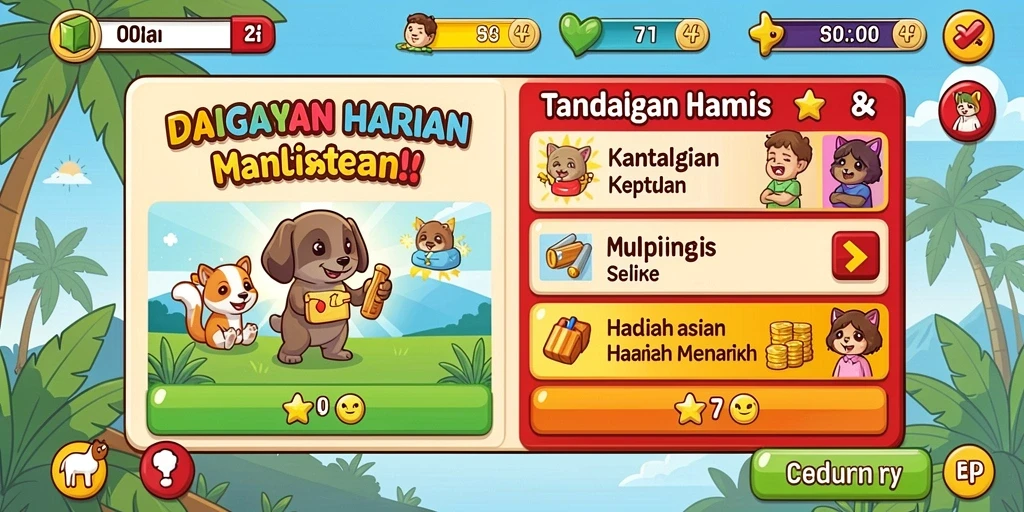 j200m - Tangkapan layar menggambarkan misi yang sedang berlangsung.